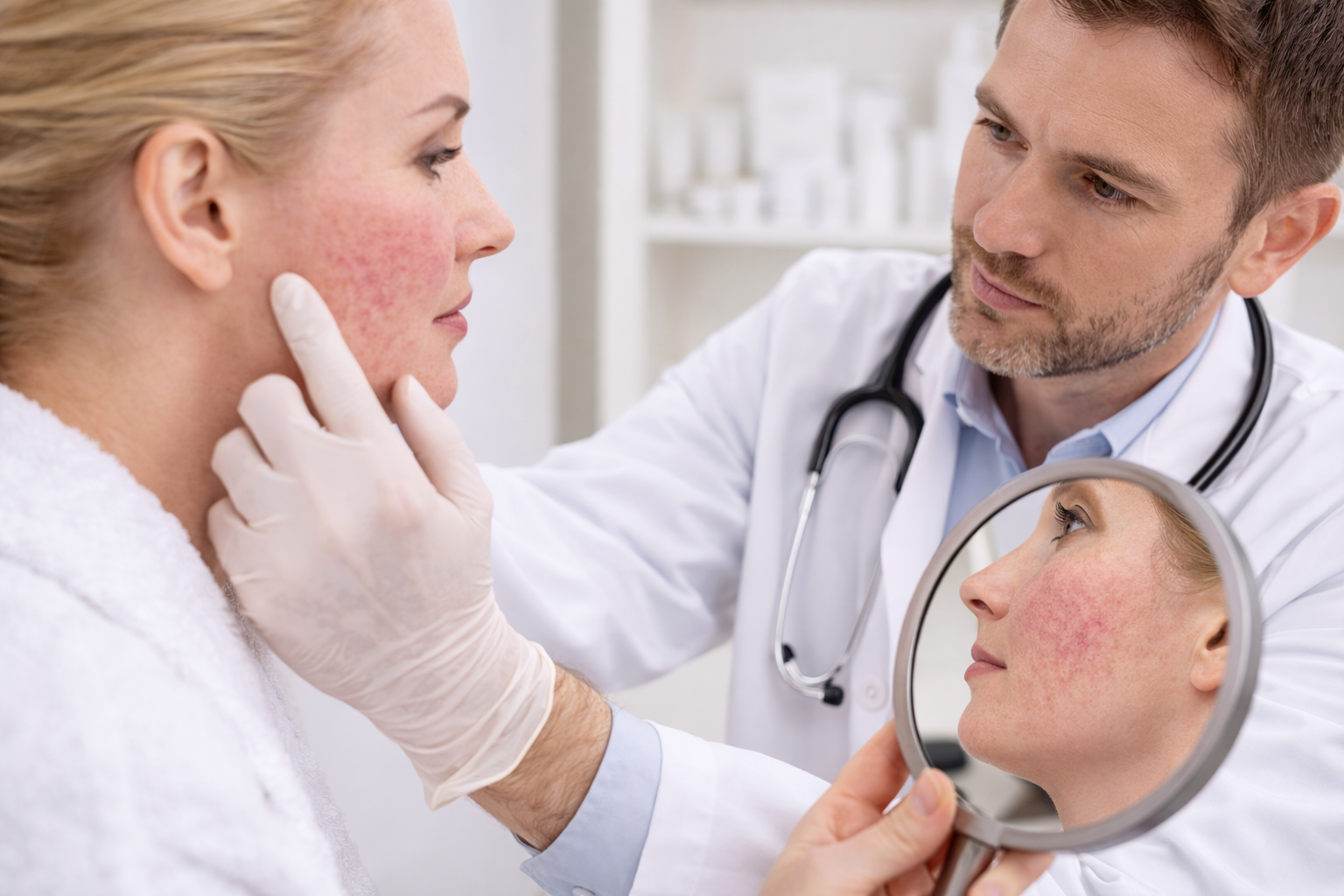 Consultation en médecine esthétique pour diagnostic avant laser pigmentaire ou vasculaire à Paris