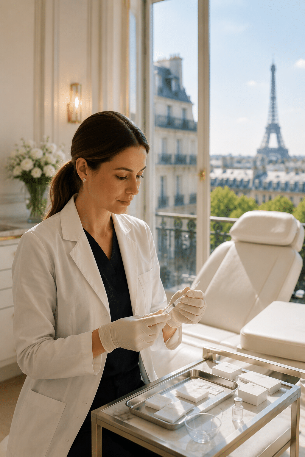 injection levres paris preparation materiel medical