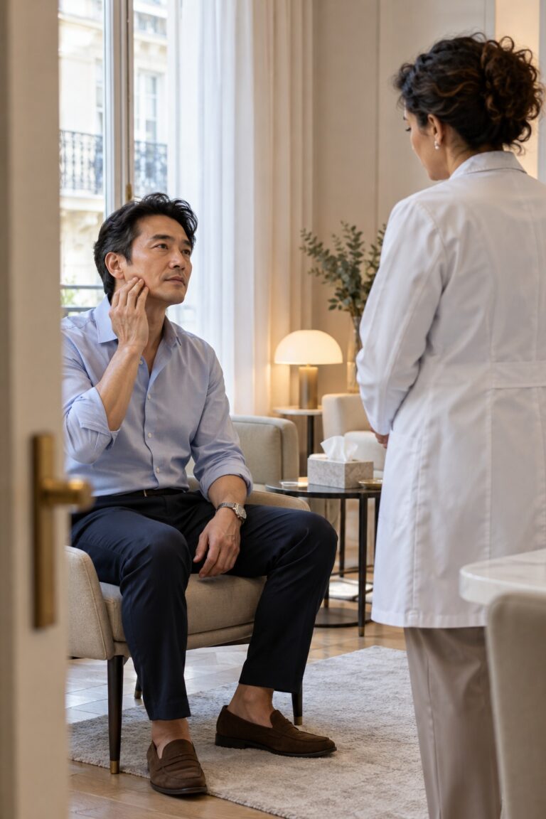 Botox et bruxisme : évaluation clinique de la mâchoire avant toute injection
