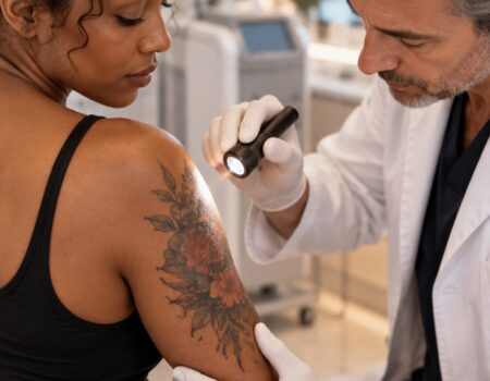 Détatouage laser : évaluation médicale d’un tatouage avant traitement